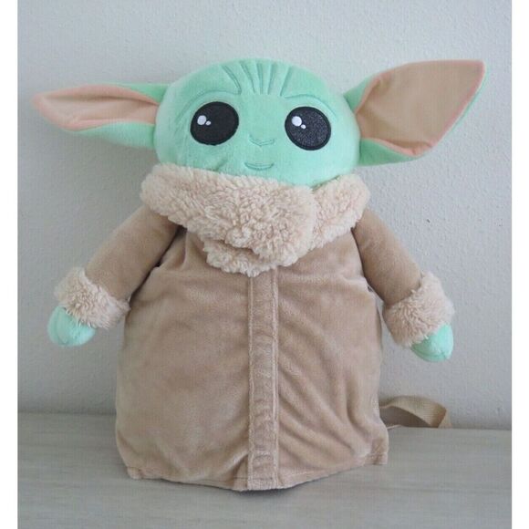 Star Wars The Mandalorian "Baby Yoda" Plush Toy Backpack - Picture 1 of 4